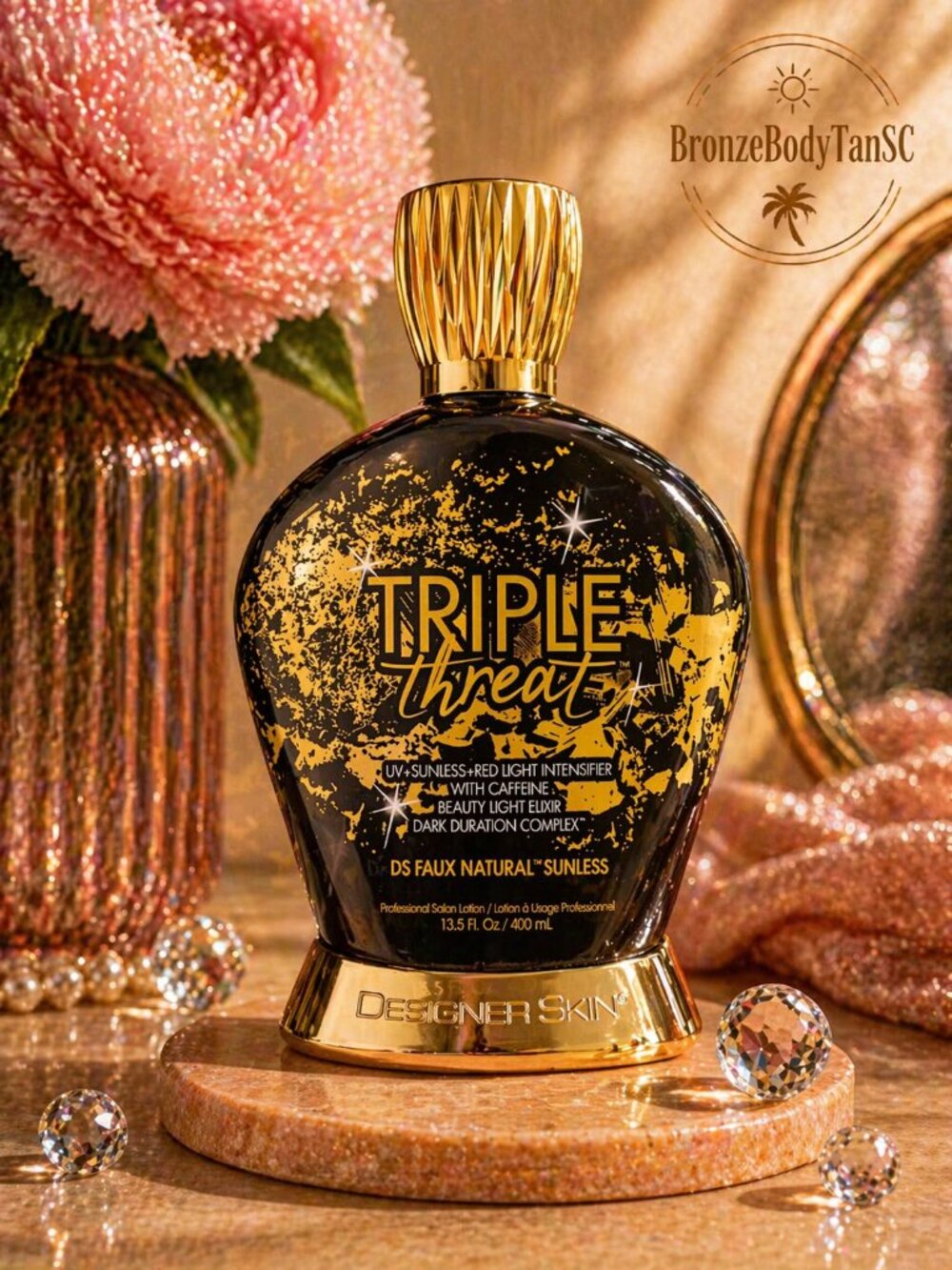 ☀️ Triple Threat ☀️ Designer Skin-Sunless & Red Light Intensifier Tanning Lotion
